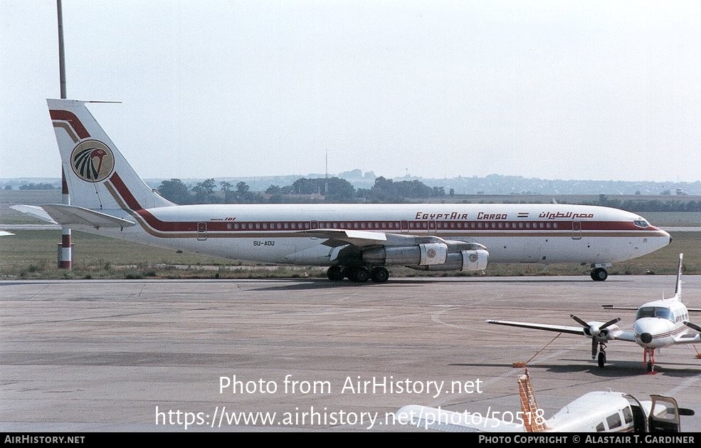 Aircraft Photo of SU-AOU | Boeing 707-366C | EgyptAir | AirHistory.net #50518