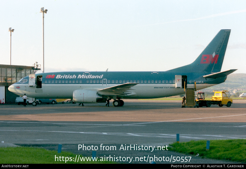 Aircraft Photo of G-OBMA | Boeing 737-33A | British Midland Airways - BMA | AirHistory.net #50557