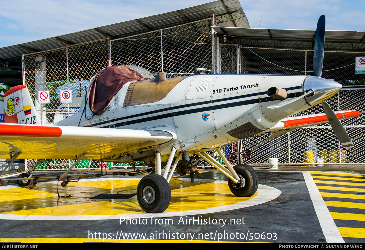 Aircraft Photo of HC-CJZ | Thrush S2R-T34 Thrush 510P | Megsareal | AirHistory.net #50603