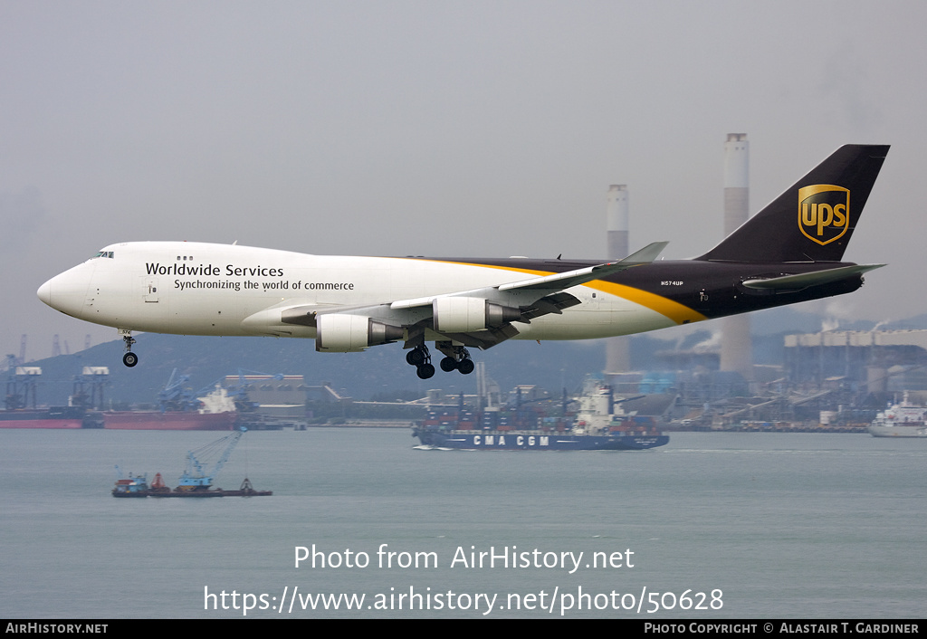 Aircraft Photo of N574UP | Boeing 747-44AF/SCD | United Parcel Service - UPS | AirHistory.net #50628