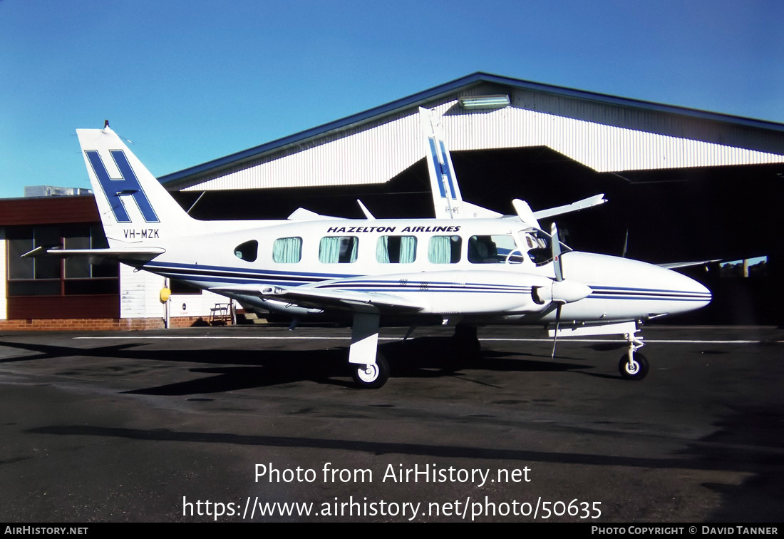 Aircraft Photo of VH-MZK | Piper PA-31-350 Chieftain | Hazelton Airlines | AirHistory.net #50635