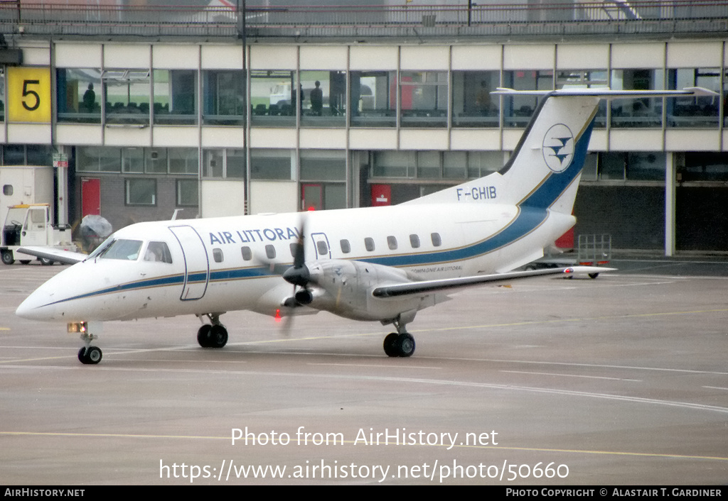 Aircraft Photo of F-GHIB | Embraer EMB-120ER Brasilia | Air Littoral | AirHistory.net #50660