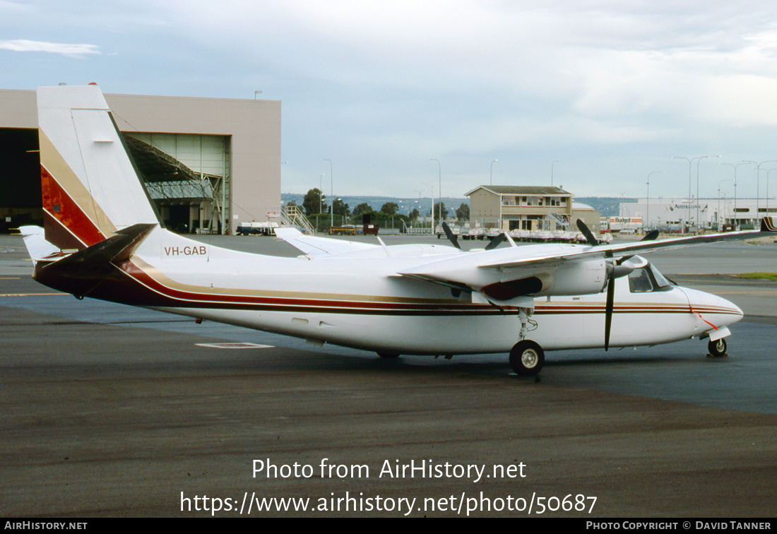 Aircraft Photo of VH-GAB | Gulfstream American 695A Jetprop 1000 | AirHistory.net #50687