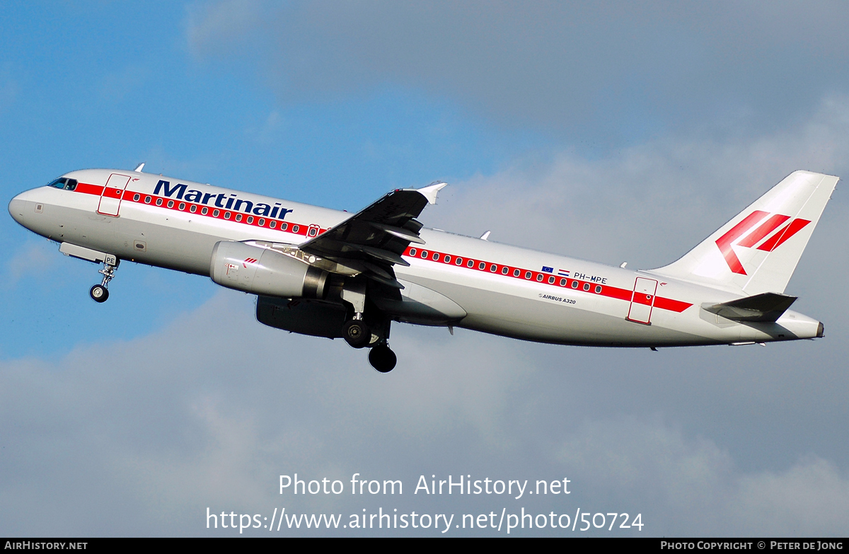 Aircraft Photo of PH-MPE | Airbus A320-232 | Martinair | AirHistory.net #50724