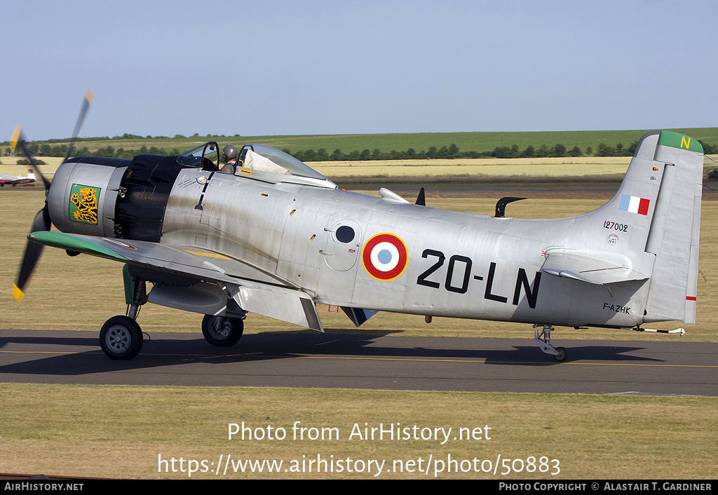 Aircraft Photo of F-AZHK / 127002 | Douglas A-1D Skyraider (AD-4NA) | France - Air Force | AirHistory.net #50883