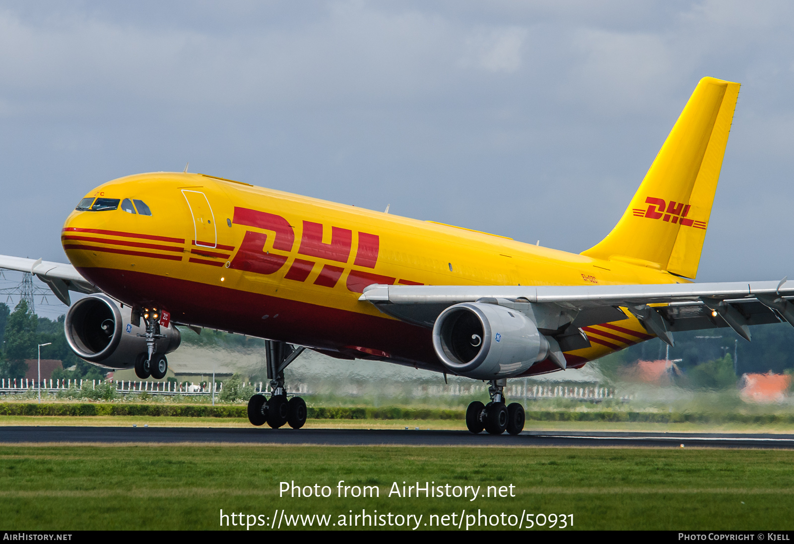 Aircraft Photo of EI-OZC | Airbus A300B4-103(F) | DHL International | AirHistory.net #50931