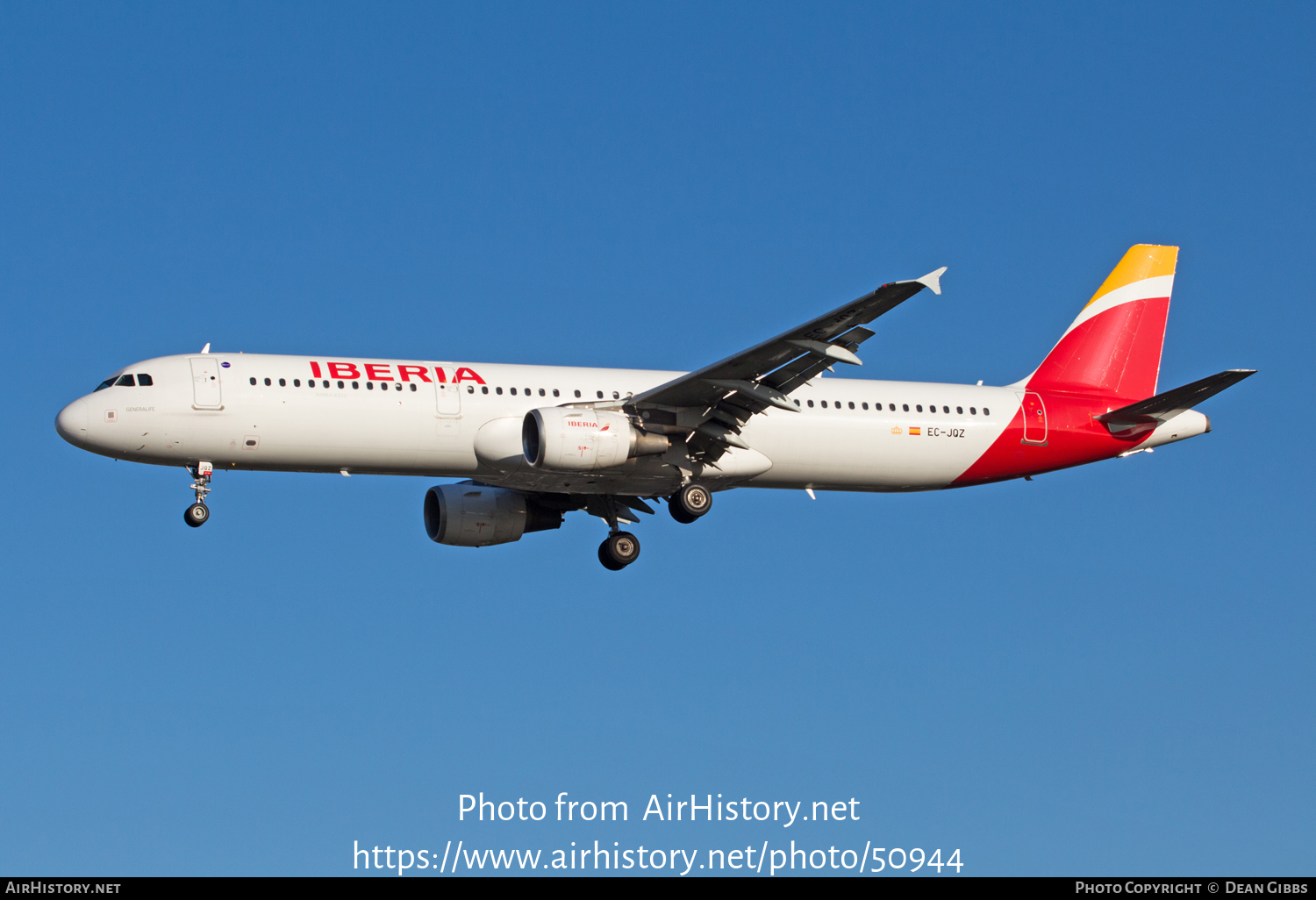 Aircraft Photo of EC-JQZ | Airbus A321-211 | Iberia | AirHistory.net #50944