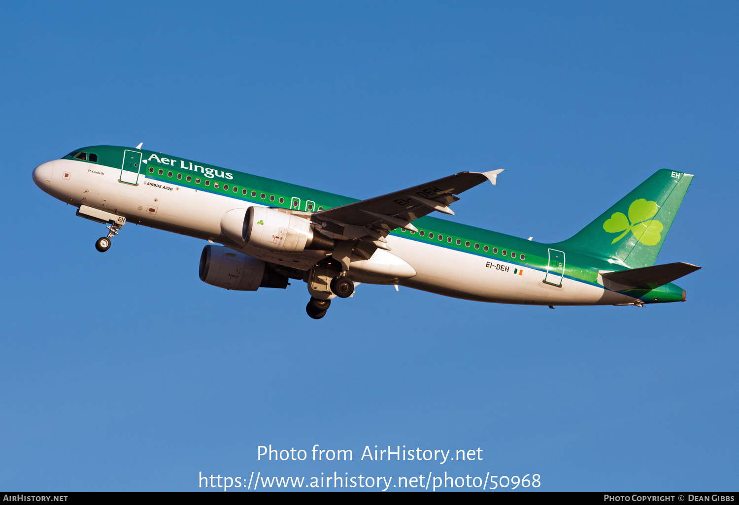 Aircraft Photo of EI-DEH | Airbus A320-214 | Aer Lingus | AirHistory.net #50968