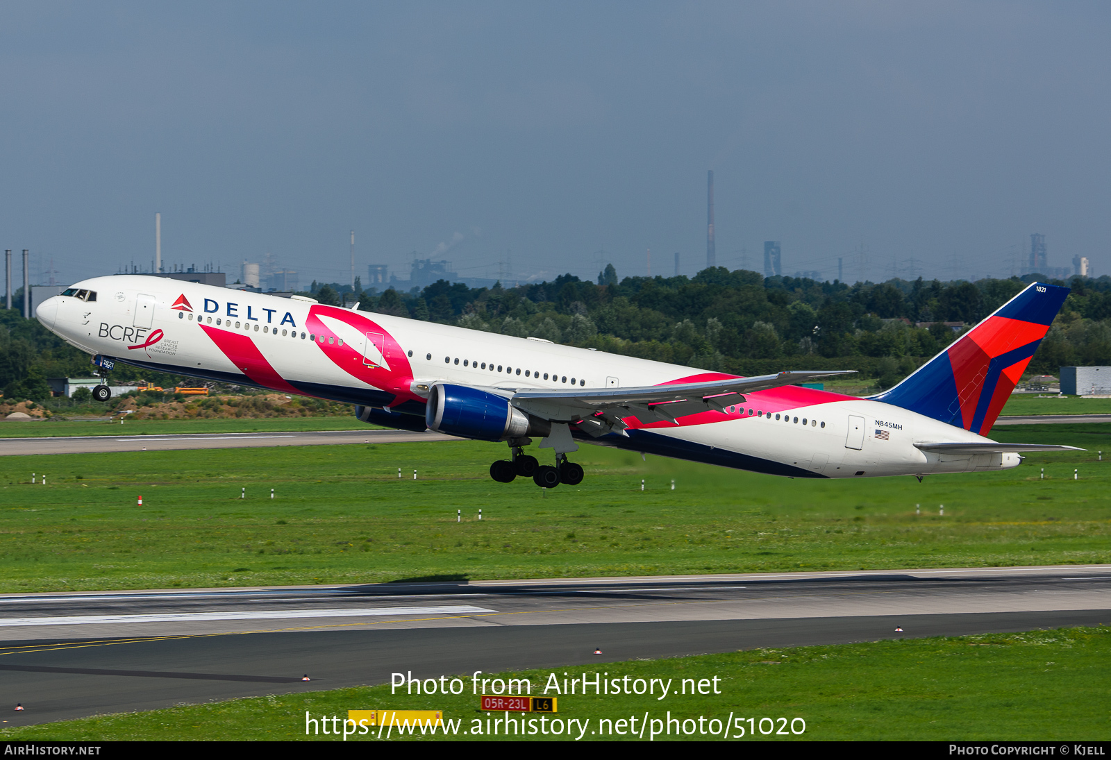 Aircraft Photo of N845MH | Boeing 767-432/ER | Delta Air Lines | AirHistory.net #51020