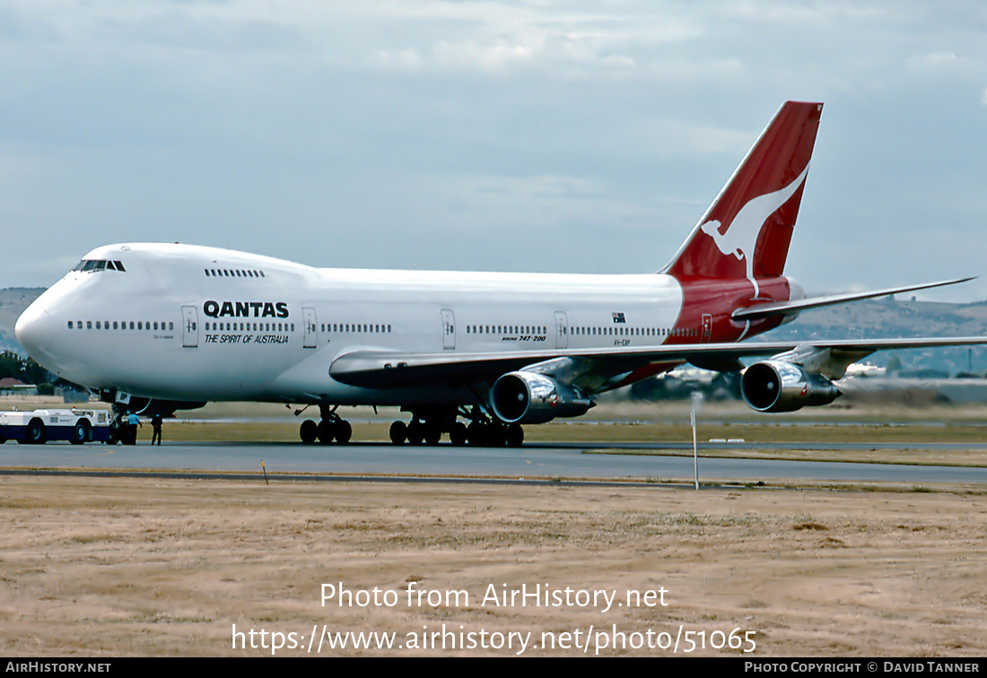 Aircraft Photo of VH-EBP | Boeing 747-238B | Qantas | AirHistory.net #51065