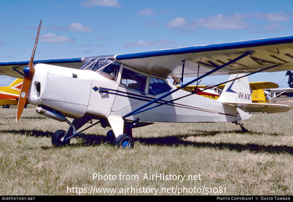 Aircraft Photo of VH-AIK | Auster J-1 Autocrat | AirHistory.net #51081