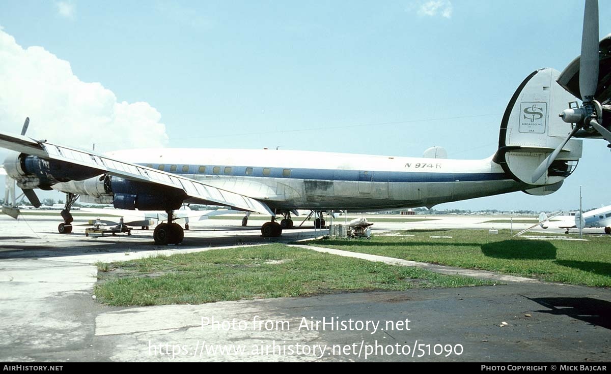 Aircraft Photo of N974R | Lockheed L-1649A(F) Starliner | CJS Air Cargo ...