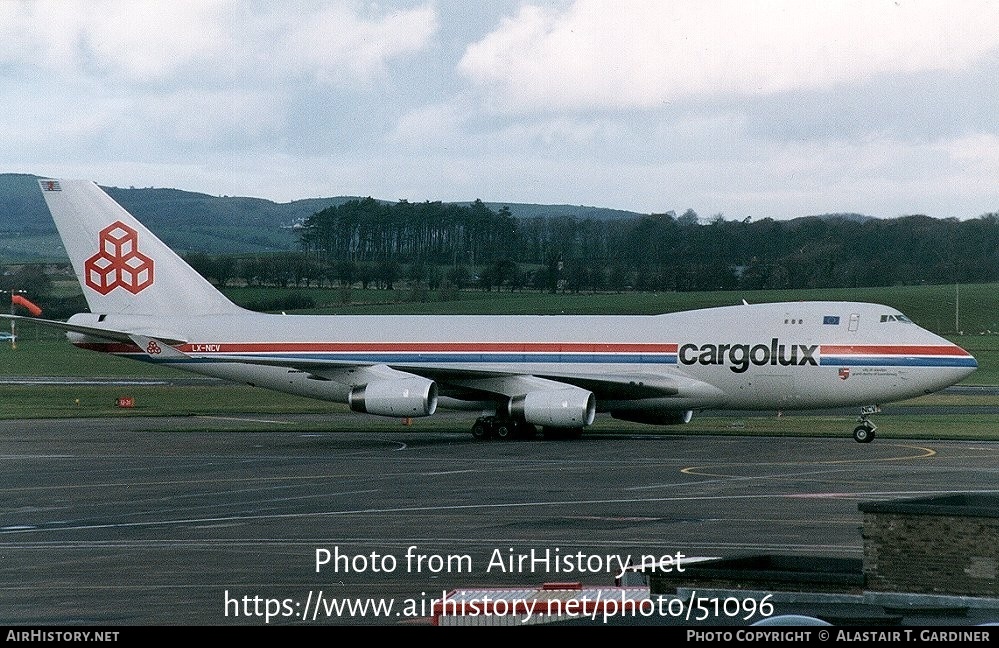 Aircraft Photo of LX-NCV | Boeing 747-4R7F/SCD | Cargolux | AirHistory.net #51096