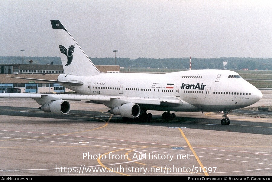 Aircraft Photo of EP-IAB | Boeing 747SP-86 | Iran Air | AirHistory.net #51097