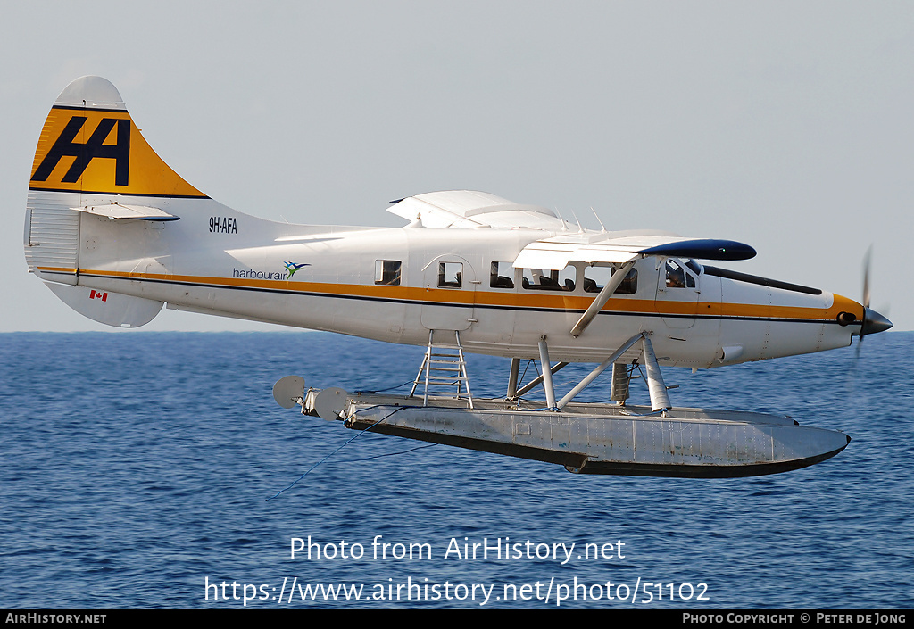 Aircraft Photo of 9H-AFA | Vazar DHC-3T Turbine Otter | Harbour Air Malta | AirHistory.net #51102