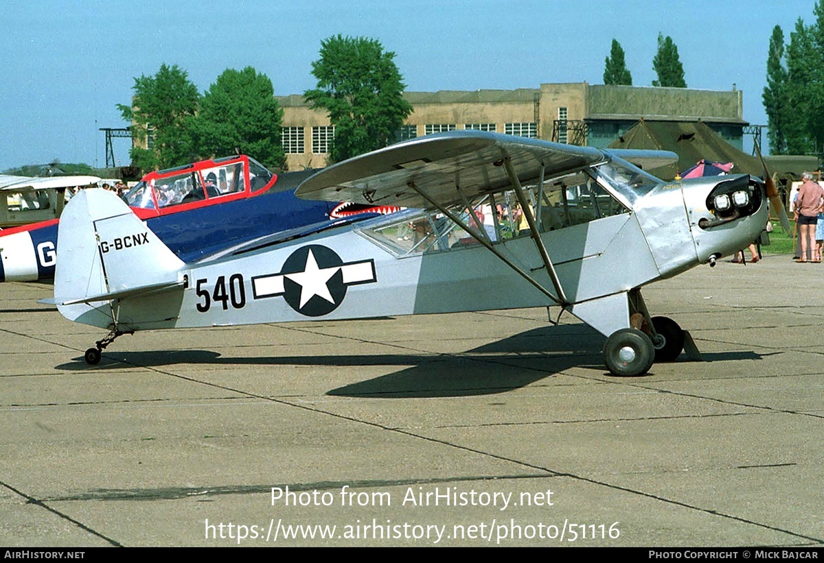 Aircraft Photo of G-BCNX | Piper J-3C-65 Cub | USA - Air Force | AirHistory.net #51116