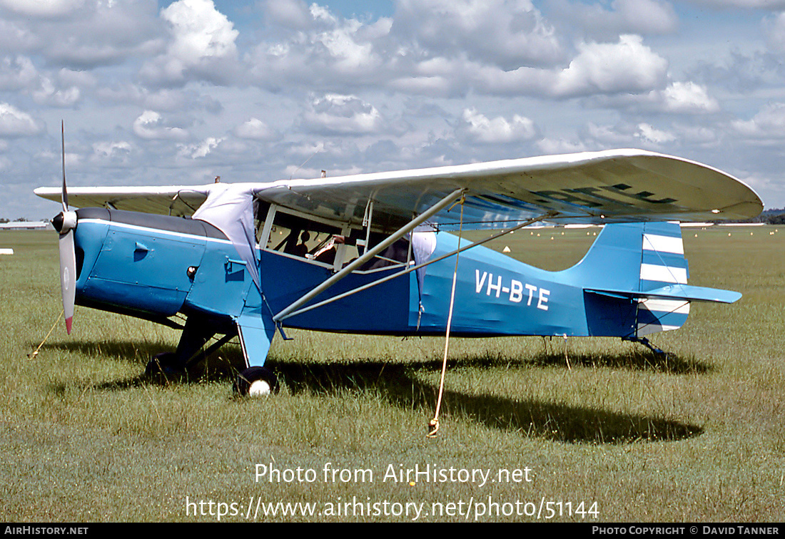 Aircraft Photo of VH-BTE | Auster J-5P Autocar | AirHistory.net #51144