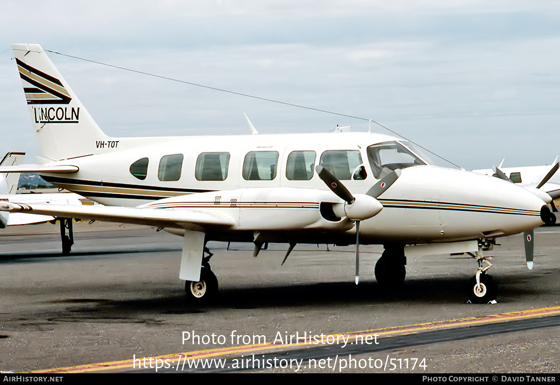 Aircraft Photo of VH-TOT | Piper PA-31-350 Navajo Chieftain | Lincoln Airlines | AirHistory.net #51174