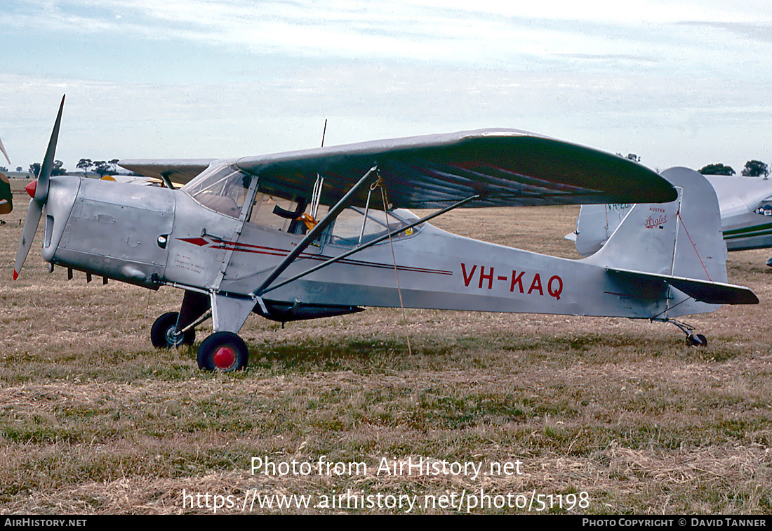 Aircraft Photo of VH-KAQ | Auster J-1B Aiglet | AirHistory.net #51198