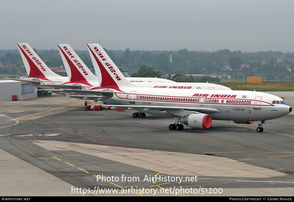 Aircraft Photo of VT-AIN | Airbus A310-324 | Air India | AirHistory.net #51200