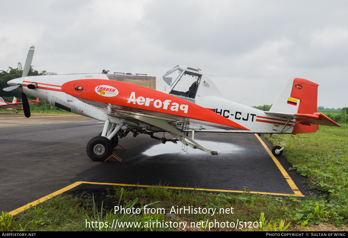 Aircraft Photo of HC-CJT | Thrush S2R-T34 Thrush 510P | Aerofaq | AirHistory.net #51201