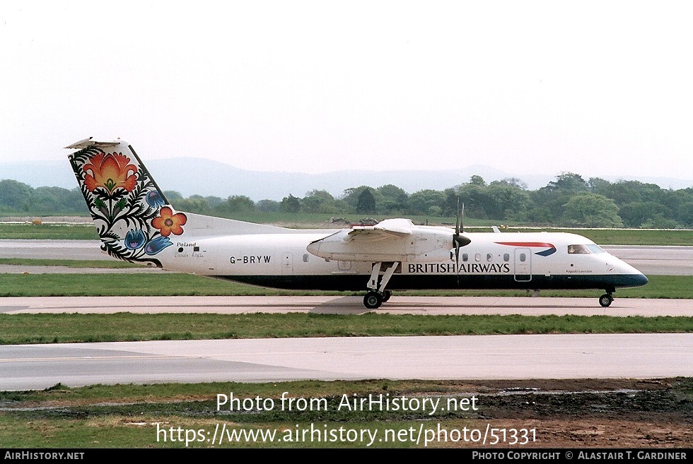 Aircraft Photo of G-BRYW | Bombardier DHC-8-311Q Dash 8 | British Airways | AirHistory.net #51331