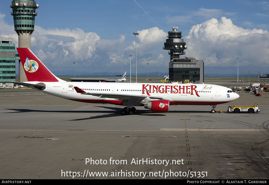 Aircraft Photo of VT-VJK | Airbus A330-223 | Kingfisher Airlines | AirHistory.net #51351