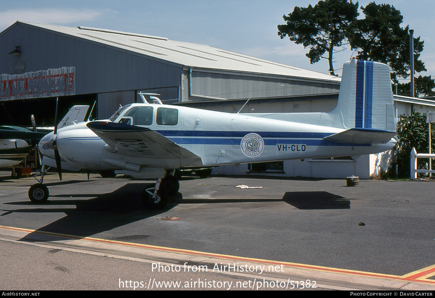 Aircraft Photo of VH-CLO | Beech D50A Twin Bonanza | CSIRO | AirHistory.net #51382