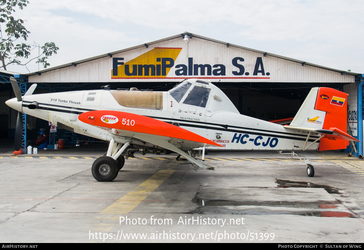 Aircraft Photo of HC-CJO | Thrush S2R-T34 Thrush 510P | Fumipalma | AirHistory.net #51399