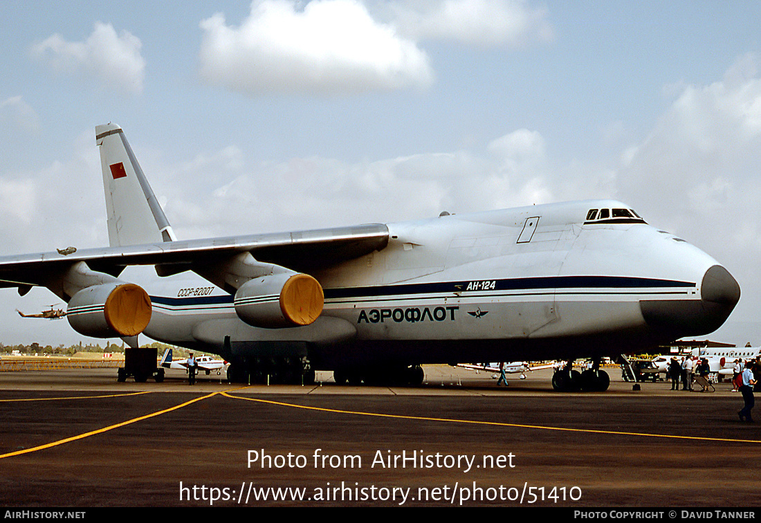 Aircraft Photo of CCCP-82007 | Antonov An-124 Ruslan | Aeroflot | AirHistory.net #51410