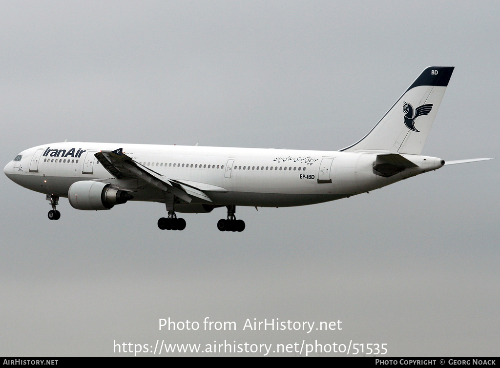 Aircraft Photo of EP-IBD | Airbus A300B4-605R | Iran Air | AirHistory.net #51535