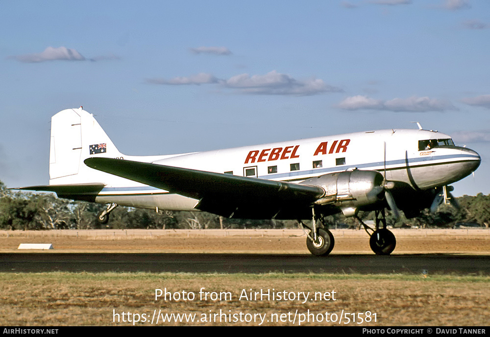 Aircraft Photo of VH-UPQ | Douglas C-47B Skytrain | Rebel Air | AirHistory.net #51581