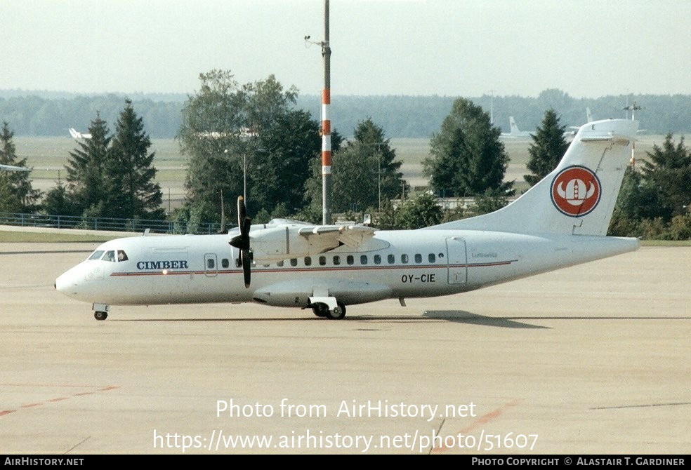 Aircraft Photo of OY-CIE | ATR ATR-42-300 | Cimber Air | AirHistory.net #51607