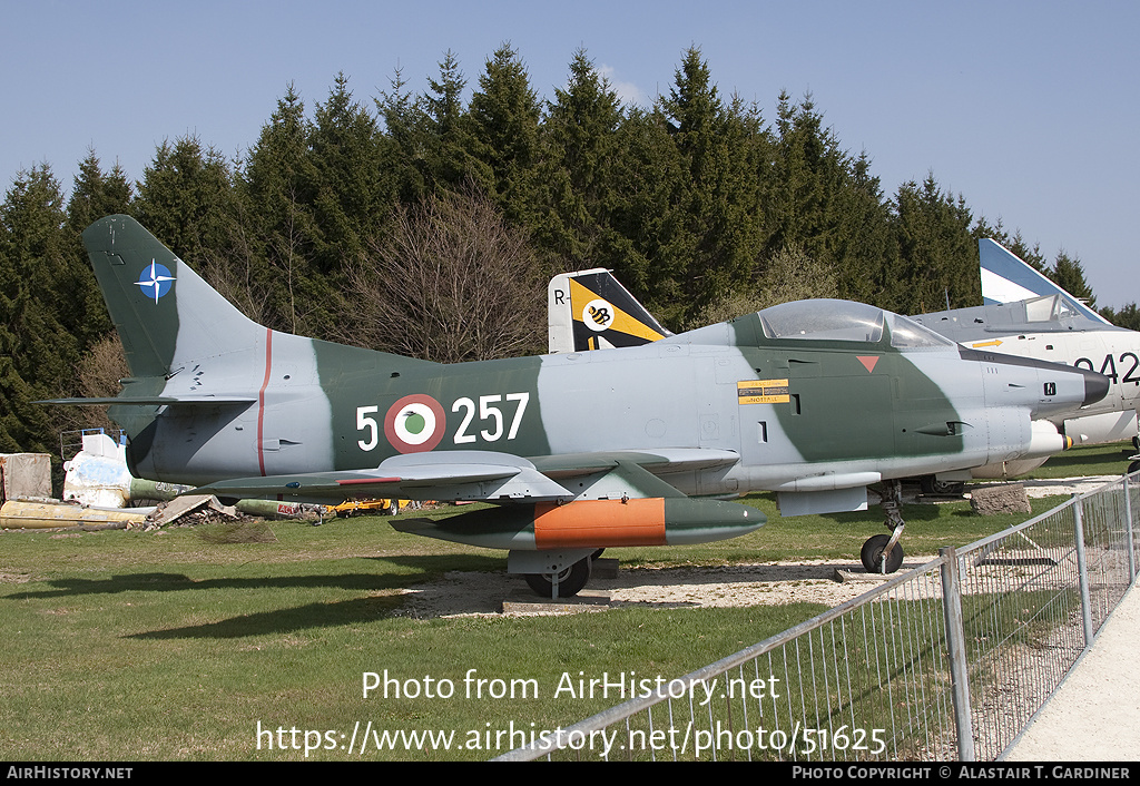 Aircraft Photo of MM5257 | Fiat G-91R/3 | Italy - Air Force | AirHistory.net #51625