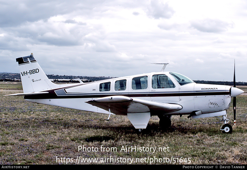 Aircraft Photo of VH-BBD | Beech A36 Bonanza 36 | AirHistory.net #51645