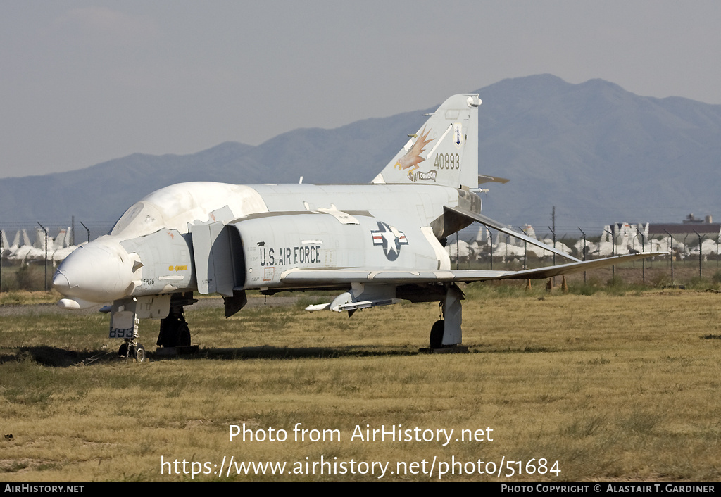 Aircraft Photo of 64-0893 | McDonnell F-4C Phantom II | USA - Air Force | AirHistory.net #51684