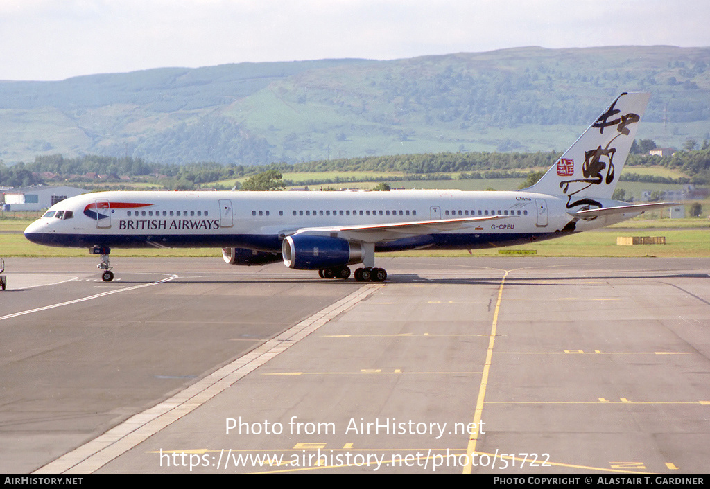 Aircraft Photo of G-CPEU | Boeing 757-236 | British Airways | AirHistory.net #51722