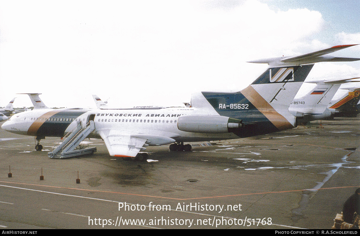 Aircraft Photo of RA-85632 | Tupolev Tu-154M | Vnukovo Airlines | AirHistory.net #51768