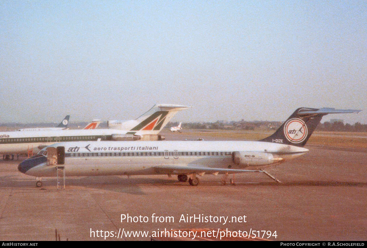 Aircraft Photo of I-DIZE | McDonnell Douglas DC-9-32 | ATI - Aero Trasporti Italiani | AirHistory.net #51794