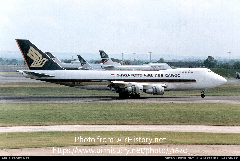 Aircraft Photo of 9V-SQT | Boeing 747-245F/SCD | Singapore Airlines | AirHistory.net #51820