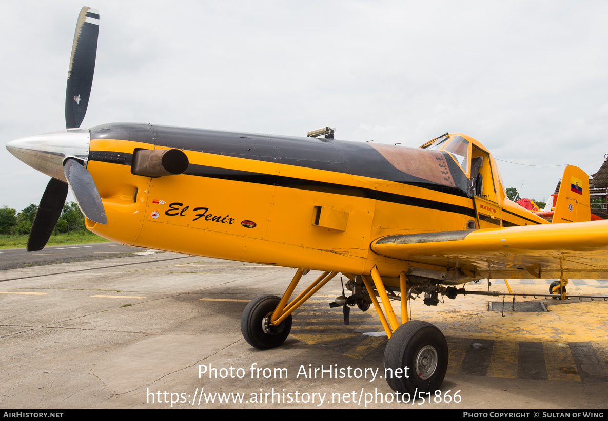 Aircraft Photo of HC-CKS | Aero Commander S-2R(T) Turbo Ag Commander | Agroaereo | AirHistory.net #51866