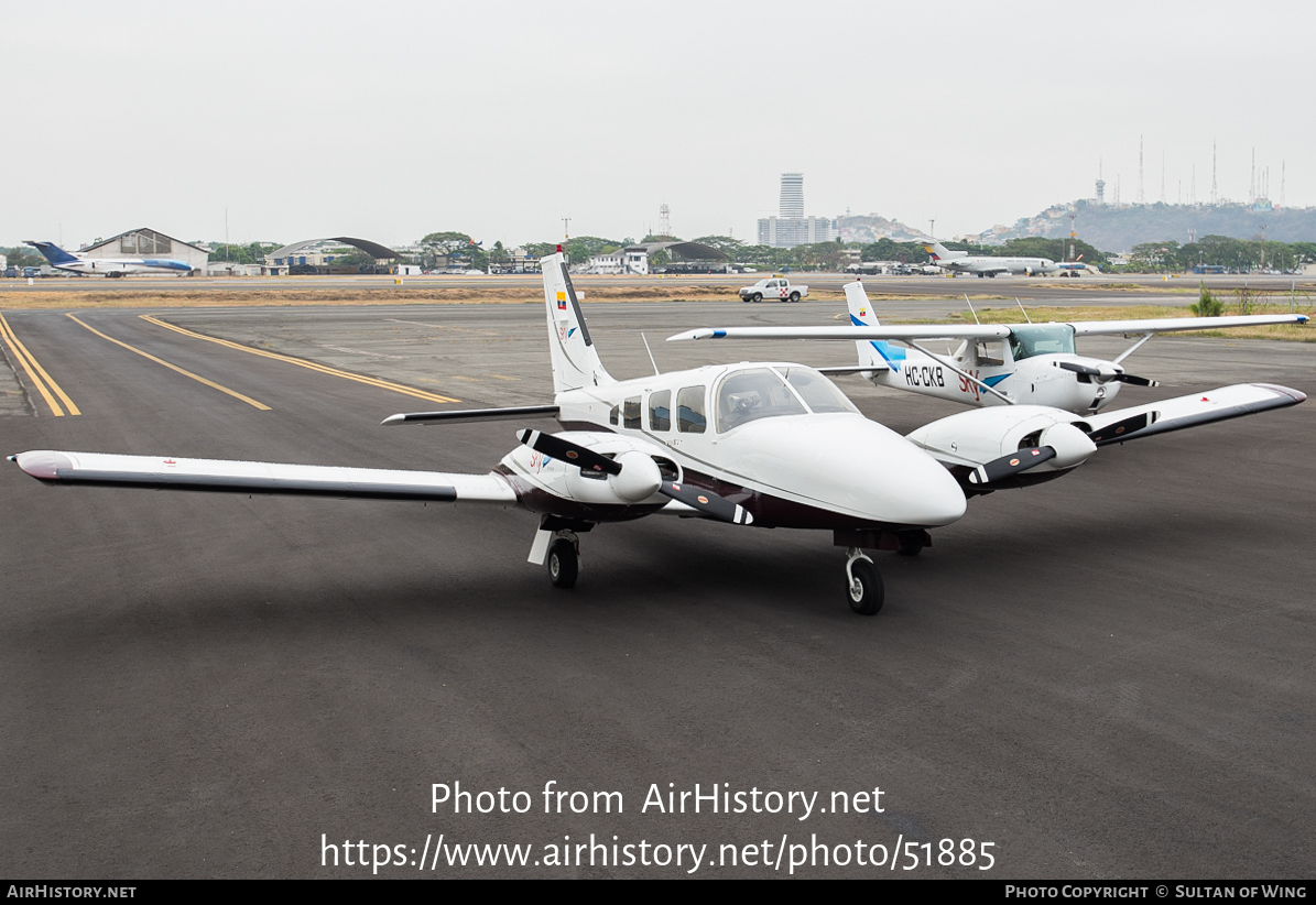 Aircraft Photo of HC-CPO | Piper PA-34-200T Seneca II | Sky Ecuador ...