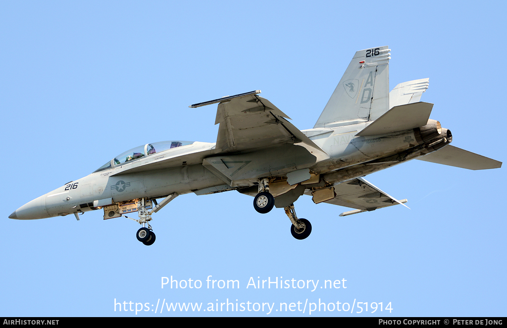 Aircraft Photo of 166658 | Boeing F/A-18F Super Hornet | USA - Navy | AirHistory.net #51914