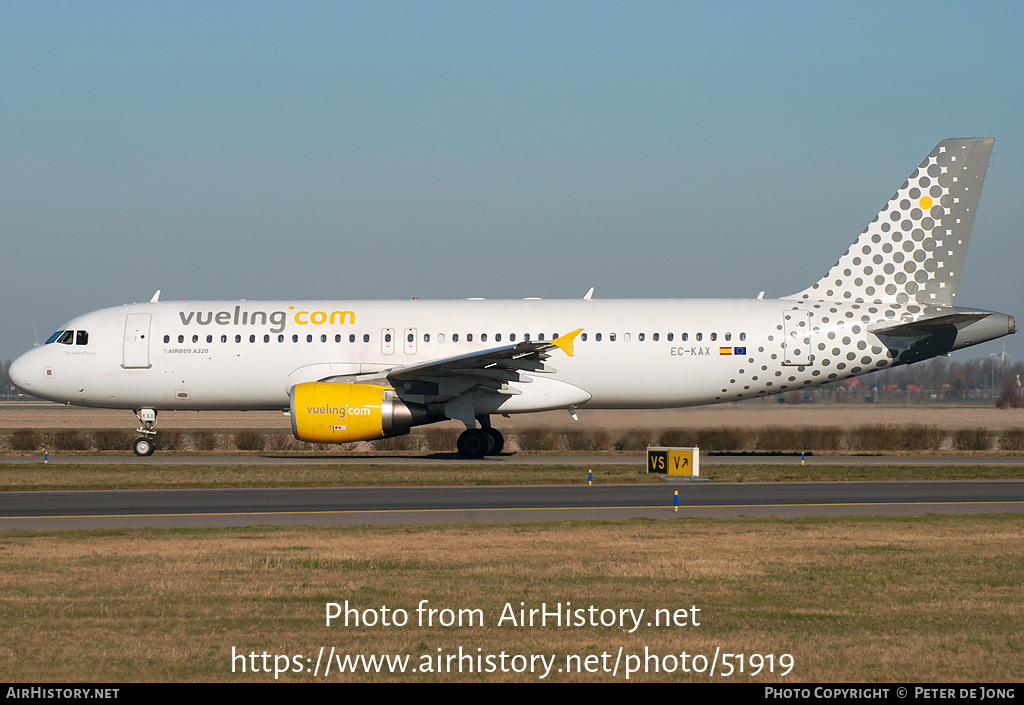 Aircraft Photo of EC-KAX | Airbus A320-214 | Vueling Airlines | AirHistory.net #51919