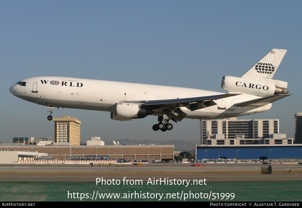 Aircraft Photo of N303WL | McDonnell Douglas DC-10-30(F) | World Airways Cargo | AirHistory.net #51999