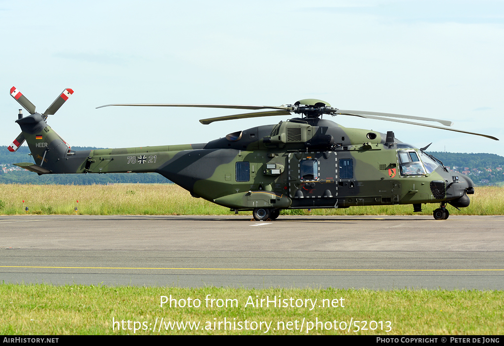 Aircraft Photo of 7821 | NHI NH90 TTH | Germany - Army | AirHistory.net #52013