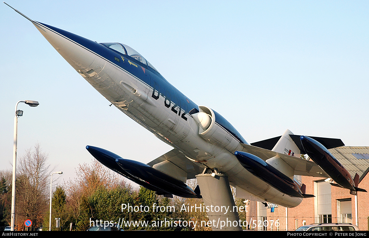 Aircraft Photo of D-8212 | Lockheed F-104G Starfighter | Autobedrijf Piet Smedts | AirHistory.net #52076