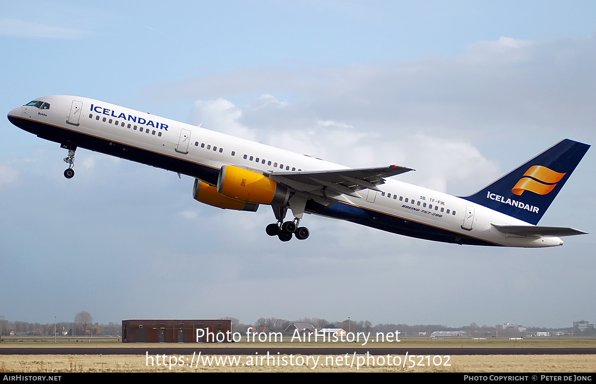 Aircraft Photo of TF-FIK | Boeing 757-28A | Icelandair | AirHistory.net #52102