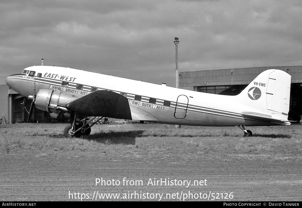 Aircraft Photo of VH-EWE | Douglas DC-3(C) | East-West Airlines | AirHistory.net #52126