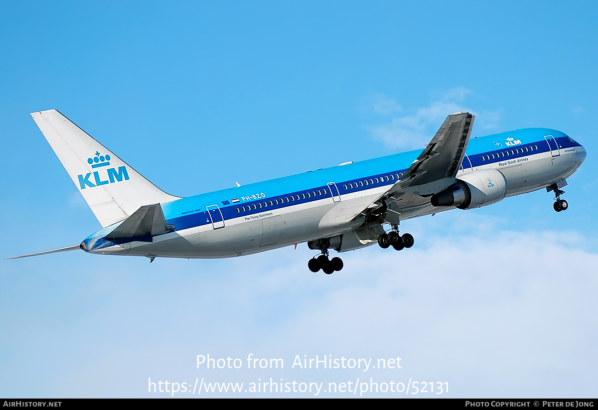 Aircraft Photo of PH-BZO | Boeing 767-306/ER | KLM - Royal Dutch Airlines | AirHistory.net #52131